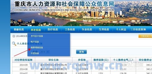 重庆网上怎么查询社保缴费记录？（重庆市个人社保查询）